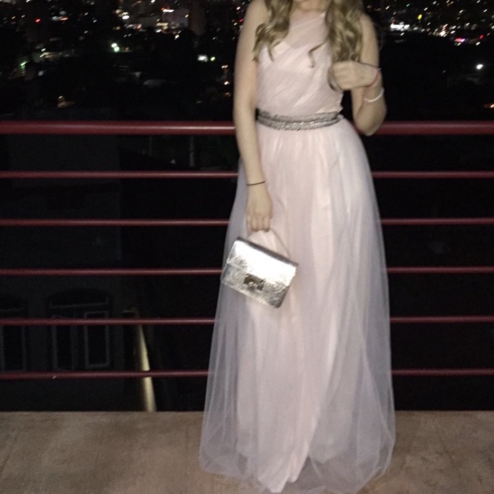 Pink Maxi Gown Wedding Dress Little Mistress